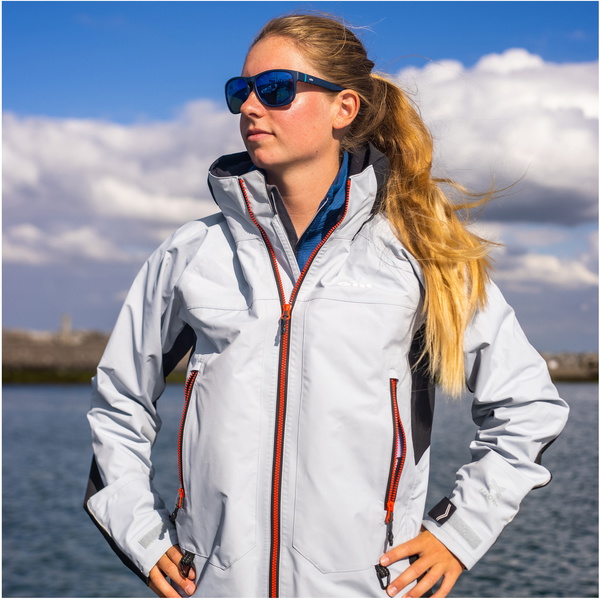 Gill Verso Inshore Racing Jacket & Trouser Sailing Suit V101JV101T - Light Grey